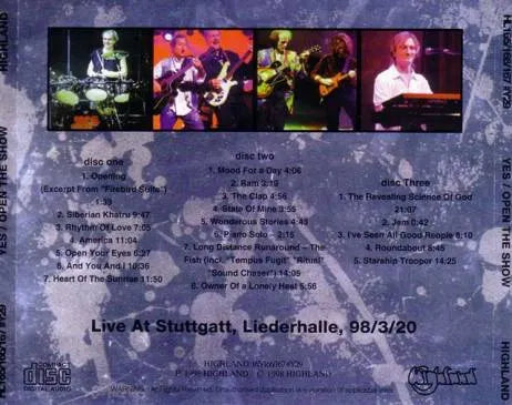 SÍ / ABRIR EL ESPECTÁCULO 1998 (3CD)