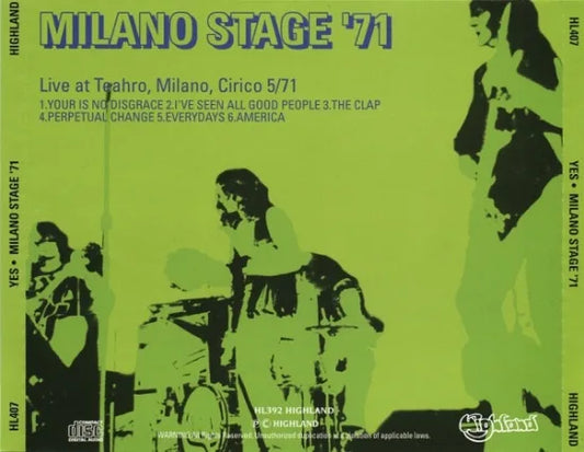 SÍ / MILANO STAGE'71 (1 CD)