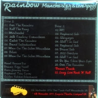 RAINBOW / MANCHESTER & LIVERPOOL (2CD)
