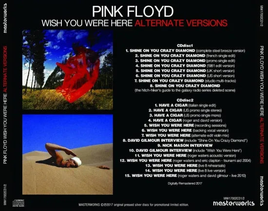 PINK FLOYD / WISH YOU WERE HERE ALTERNATE VERSIONS (2CD)