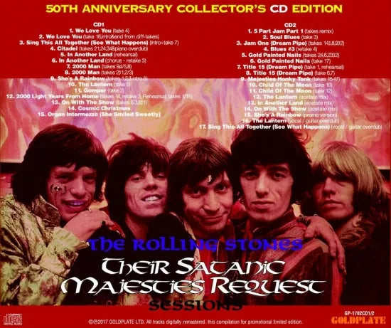 THE ROLLING STONES / THEIR SATANIC MAJESTIES REQUEST SESSIONS 50TH ANNIVERSARY (2CD)