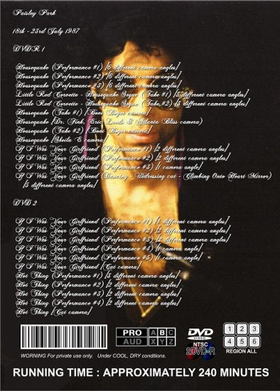 PRINCE / SIGN OF THE TIMES OUTTAKES (2DVDR)