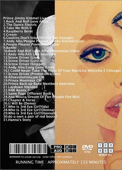 PRINCE / 3RD EYE GIRL COMPILATION 1-3 (4DVDR)