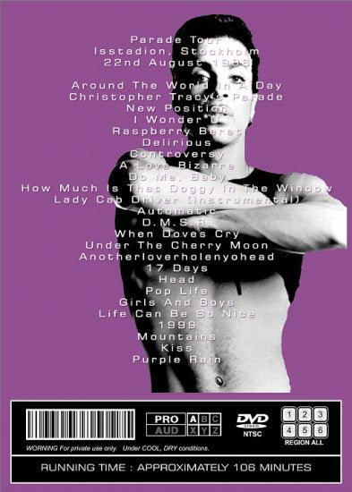 PRINCE / STOCKHOLM 86 (1DVDR)