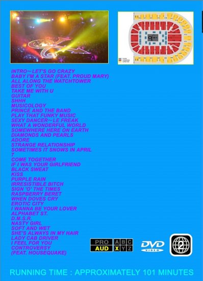 PRINCE / O2 ARENA, LONDON  9.9.2007 (1DVDR)
