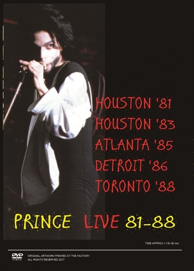 PRINCE / LIVE 81-88 (6DVDR)