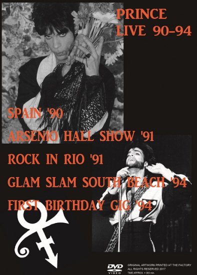 PRINCE / LIVE 90-94 (5DVDR)