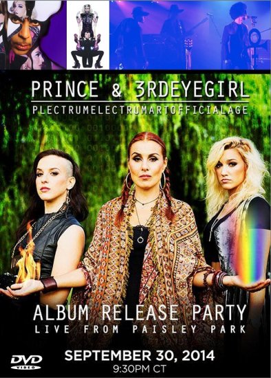 PRINCE & 3RD EYE GIRL / NEW ALBUM RELEASE PARTY AT PAISLEY PARK 2014 (1DVDR)