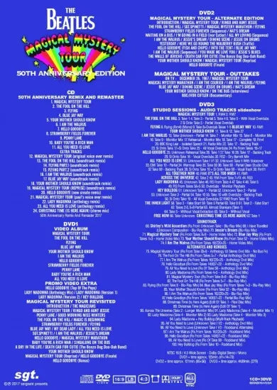 THE BEATLES / MAGICAL MYSTERY TOUR 50th ANNIVERSARY COLLECTOR'S EDITION (1CD+3DVD)