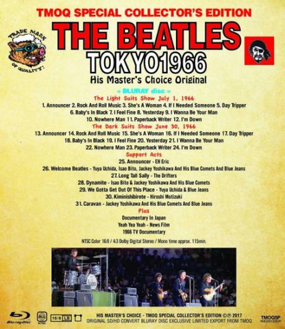 THE BEATLES / TOKYO 1966 HIS MASTER'S CHOICE ORIGINAL TMOQ SPECIAL COLLECTOR'S Blu-ray EDITION (1BDR)