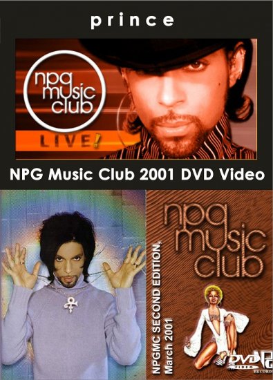 PRINCE / NPG MUSIC CLUB 2001 DVD VIDEO (1DVDR)