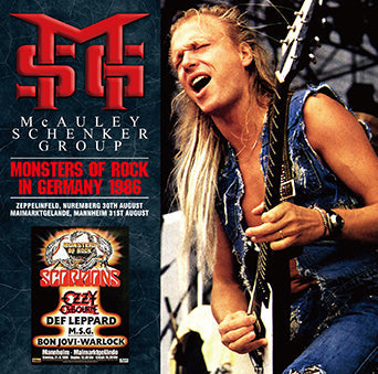McAULEY SCHENKER GROUP / MONSTERS OF ROCK IN GERMANY 1986 (2CDR)