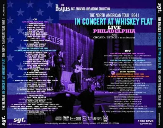 THE BEATLES / IN CONCERT AT WHISKEY FLAT THE NORTH AMERICAN TOUR 1964 I (1CD+1DVD)