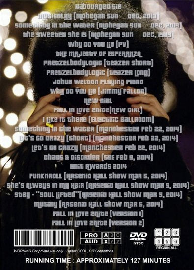 PRINCE feat.ZOOEY DESCHANEL / ARSENIO HALL 2014 & OTHERS (1DVDR)