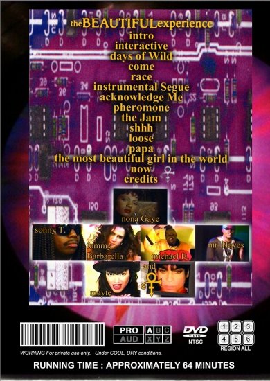 PRINCE / THE BEAUTIFUL EXPERIENCE (1DVDR)