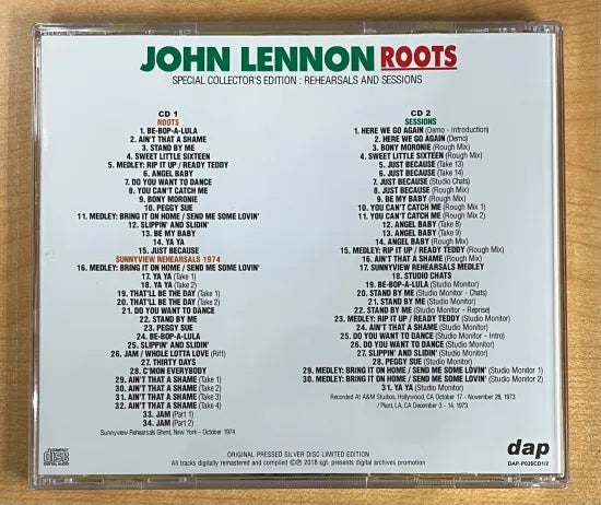 JOHN LENNON / ROOTS SPECIAL COLLECTOR'S EDITION (2CD)