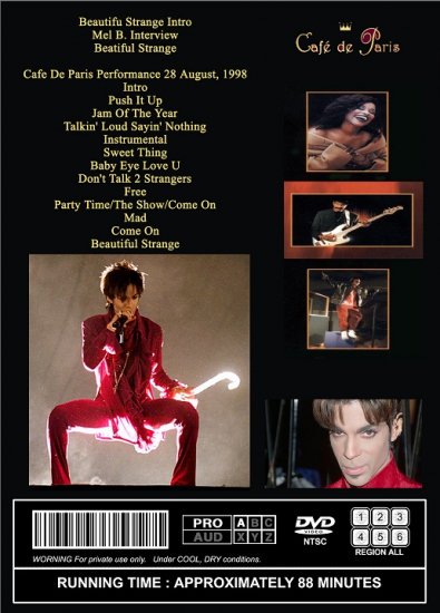 PRINCE / BEAUTIFUL STRANGE (1DVDR)