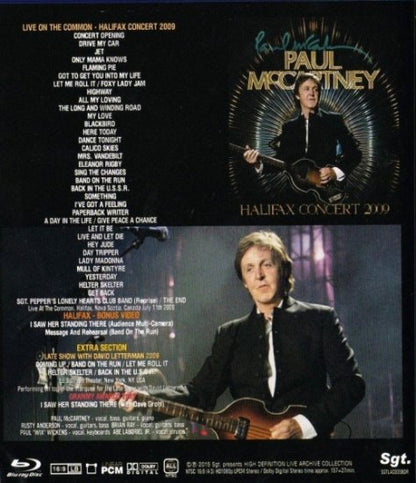 PAUL McCARTNEY / Halifax Concert 2009 (1BR)