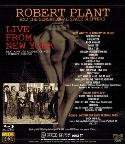 ROBERT PLANT / LIVE FROM NEW YORK (1BR)