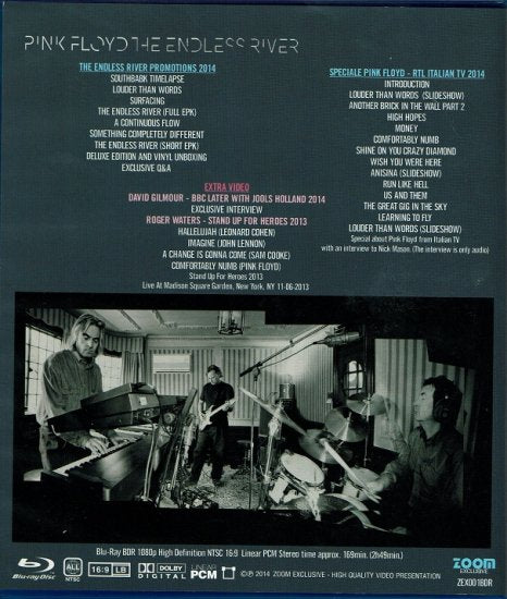 PINK FLOYD / THE ENDLESS RIVER PROMOTIONS 2014 (1BR)