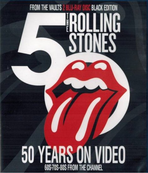 THE ROLLING STONES / 50 YEARS ON VIDEO BLACK BLU-RAY DISC EDITION (2BDR)
