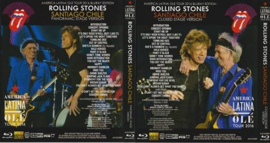 ROLLING STONES / AMERICA LATINA OLE TOUR 2016 SANTIAGO CHILE (2BR)