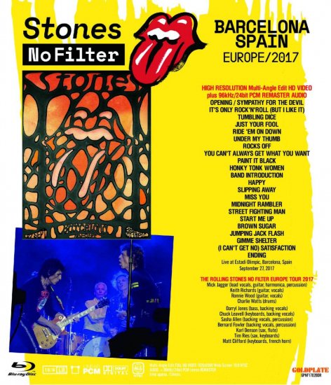 ROLLING STONES / No Filter BARCELONA (1BR)