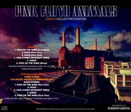 PINK FLOYD / ANIMALS COLLECTOR'S EDITION (1CD+1DVD)