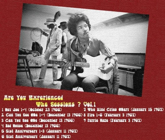 Jimi Hendrix / Are You Experienced The Sessions? Vo.1 (1CDR)