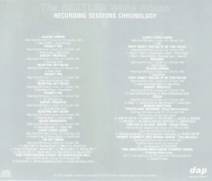 The Beatles / White Album Recording Sessions Chronology (12CD) Tall Case