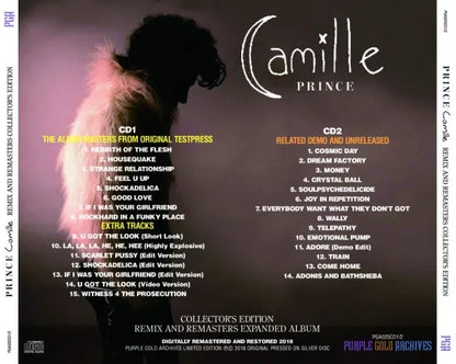 PRINCE / CAMILLE COLLECTOR'S EDITION REMIX AND REMASTERS EXPANDED ALBUM (2CD)