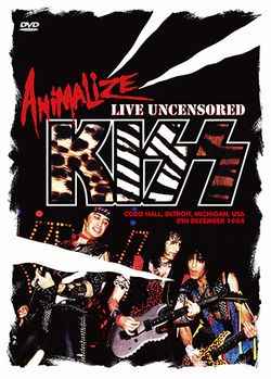 KISS / ANIMALIZE LIVE UNCENSORED PRO SHOT (1DVD)