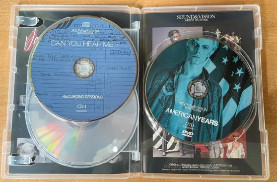 David Bowie Can You Hear Me? 1974-1975 YOUNG AMERICANS RECORDING SESSIONS plus AMERICAN YEARS DVD (2CD+1DVD)