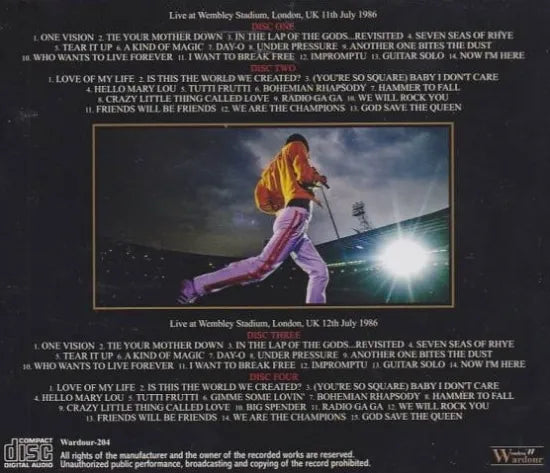 QUEEN / WEMBLEY STADIUM 1986 COMPLETE (4CD)