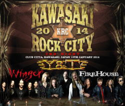 V.A.(FIREHOUSE,WINGER,Y&T) / KAWASAKI ROCK CITY 2014 2ND NIGHT (4CDR)