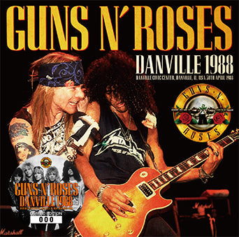 GUNS N' ROSES / DANVILLE 1988 (2CD+1DVDR)