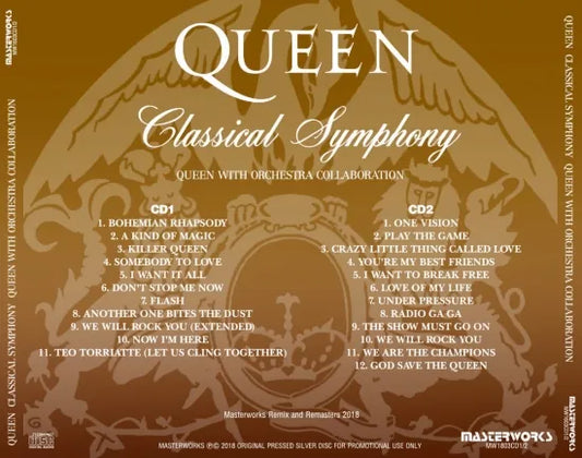 QUEEN / CLASSICAL SYMPHONY QUEEN WITH ORCHESTRA COLLABORATION (2CD)