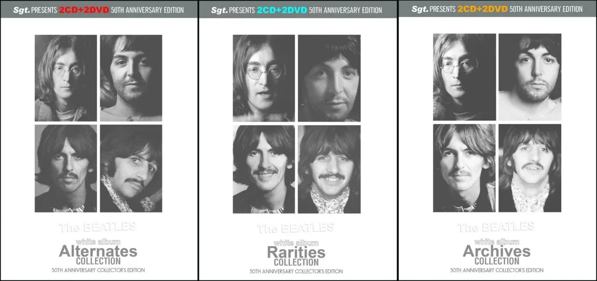 The Beatles WHITE ALBUM 50th ALTERNATES RARITIES ARCHIVES 6CD 6DVD 12 Discs 3 Set