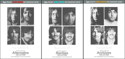 The Beatles WHITE ALBUM 50th ALTERNATES RARITIES ARCHIVES 6CD 6DVD 12 Discs 3 Set