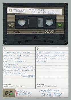 TESLA / MARQUEE 1987 (1CDR)