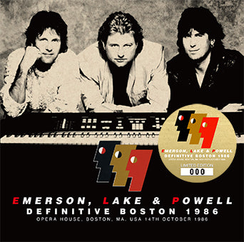 EMERSON, LAKE & POWELL / DEFINITIVE BOSTON 1986 (1CD+1CDR)