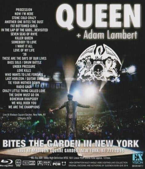 QUEEN+ADAM LAMBERT / Bites The Garden In New York (1BDR)