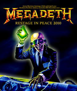MEGADETH / RESTAGE IN PEACE 2010 (2CDR+1DVDR)