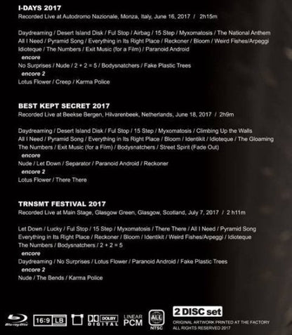 RADIOHEAD / RECKONER'S DAYDREAMING 2017 (1BDR)