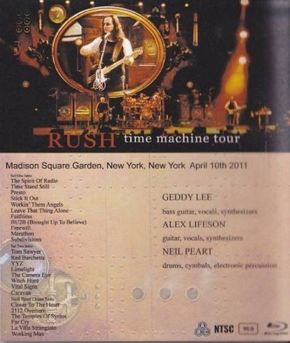RUSH / TIME MACHINE TOUR MADISON SQUARE GARDEN (1BDR)