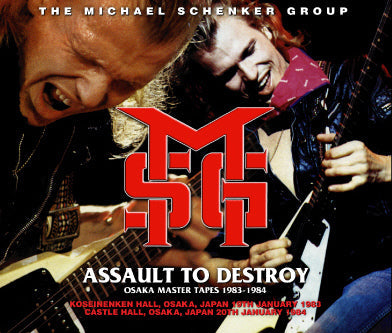GRUPO MICHAEL SCHENKER / ASALTO PARA DESTRUIR OSAKA CINTAS MAESTRAS 1983-1984 (4 CDR)