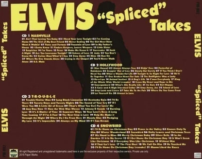 ELVIS PRESLEY / “SPLICED” TAKES (4CDR)