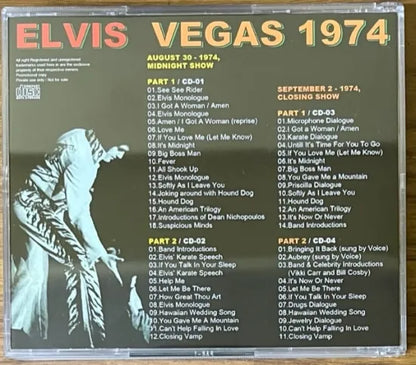 ELVIS PRESLEY / ELVIS VEGAS 1974 (4CDR)
