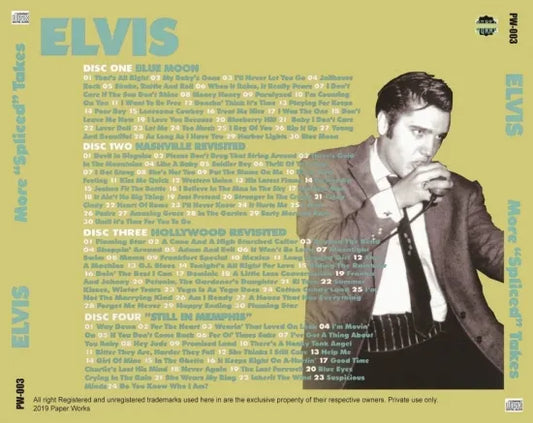 ELVIS PRESLEY / MORE “SPLICED” TAKES (4CDR)