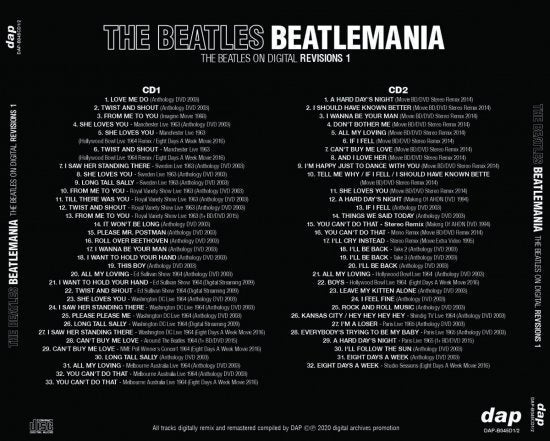 THE BEATLEMANIA / BEATLEMANIA-DIGITAL REVISIONS 1 (2CD)